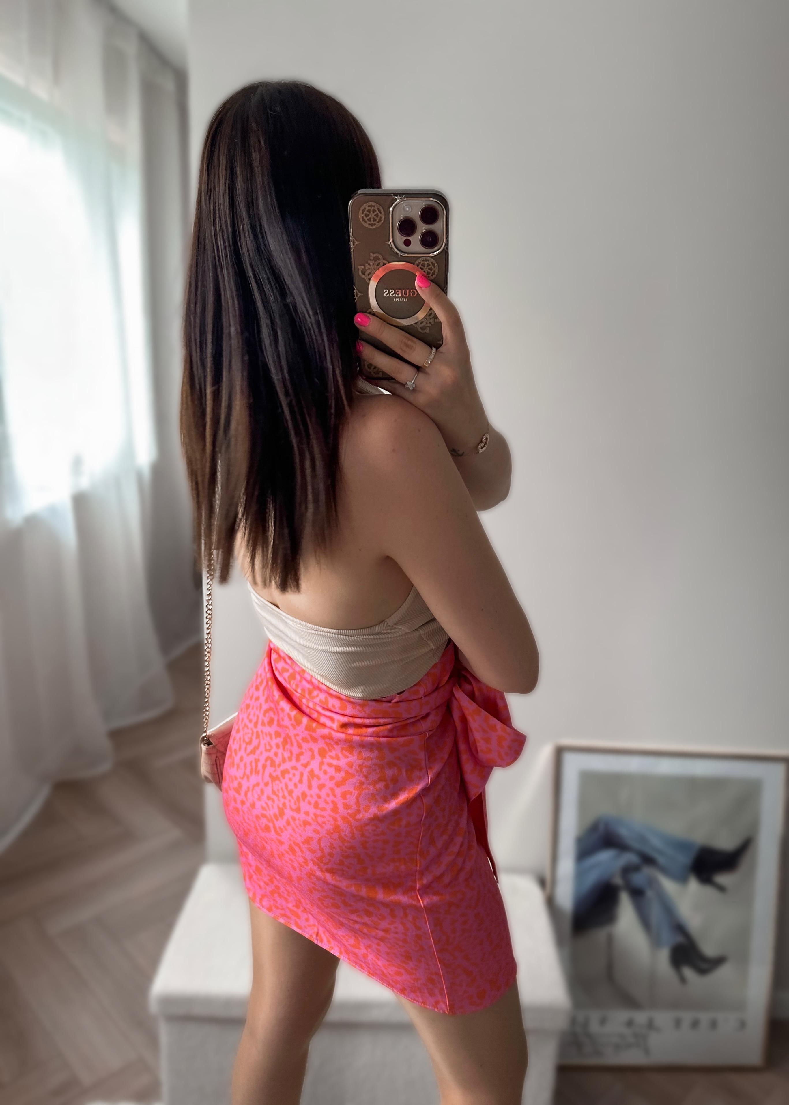 Top wiązany Ginny beżowy zdjęcie 3